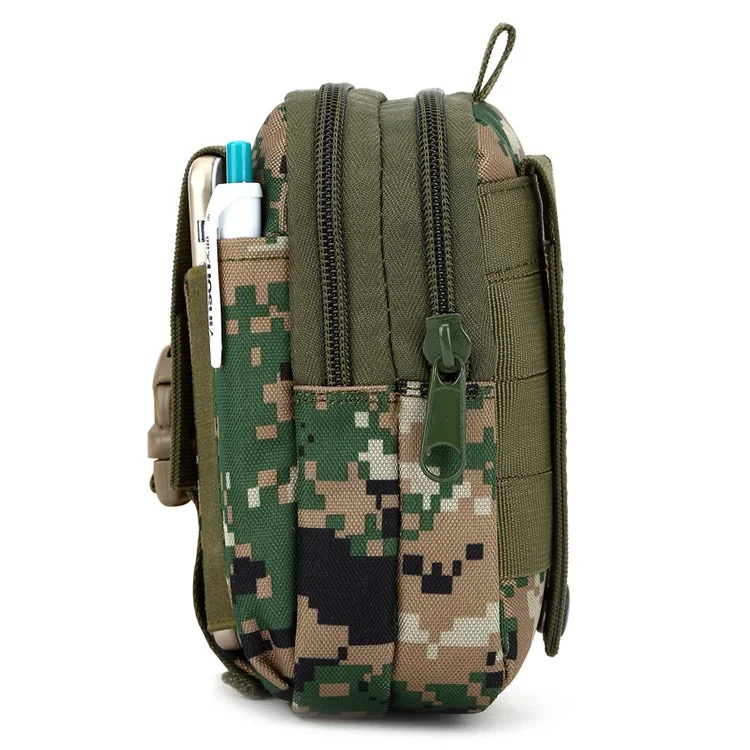 Outdoor Sports Nylon Waist Bag for iPhone 6s/6 Etc - Camouflage / Army Green