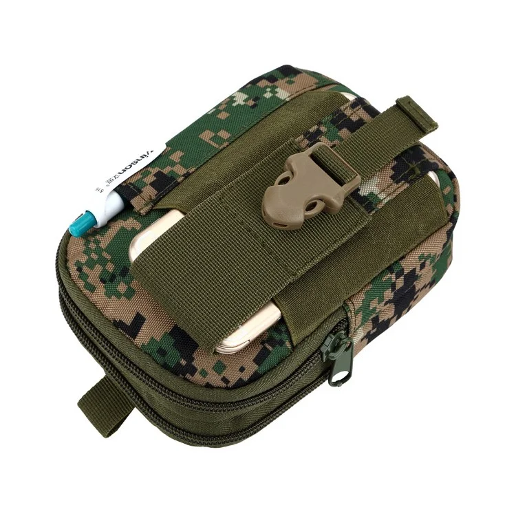 Outdoor Sports Nylon Waist Bag for iPhone 6s/6 Etc - Camouflage / Army Green