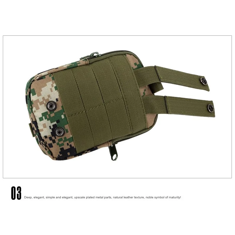 Outdoor Sports Nylon Waist Bag for iPhone 6s/6 Etc - Camouflage / Army Green