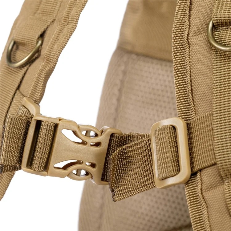 Multi-layer 45L Outdoor Travelling Hiking Camping Backpack Shoulder Bag - Brown