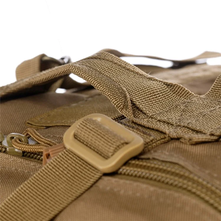 Multi-layer 45L Outdoor Travelling Hiking Camping Backpack Shoulder Bag - Brown