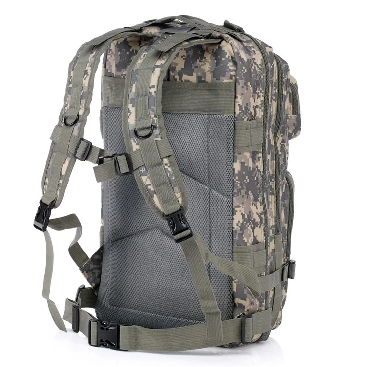 Multi-layer 45L Outdoor Travelling Hiking Camping Backpack Shoulder Bag - Desert Camouflage