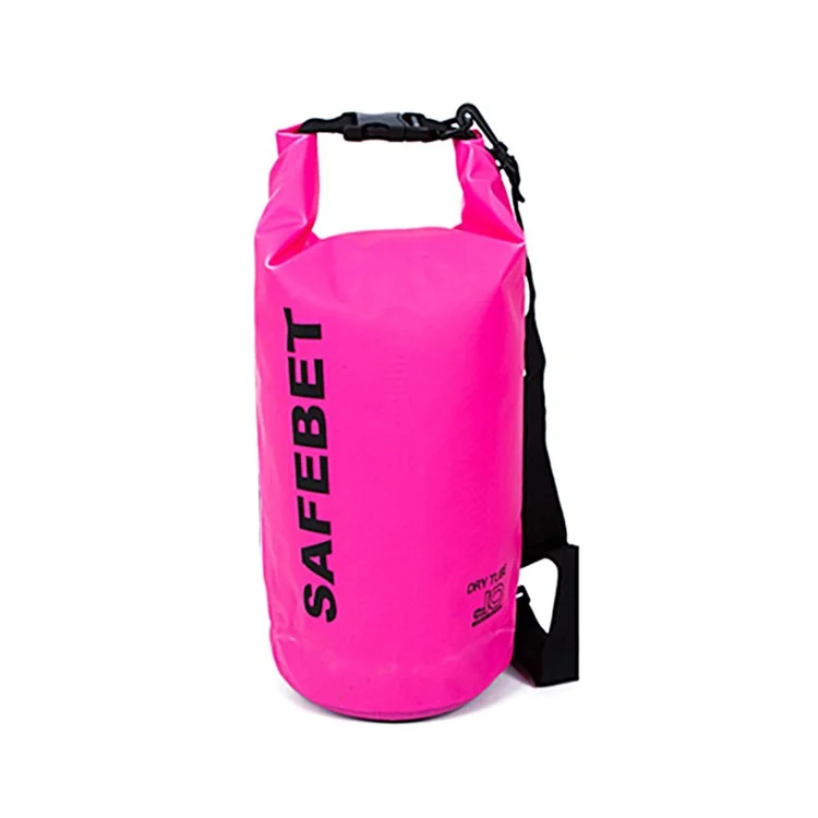 10L Waterproof Dry Bag for Outdoor Rafting Swimming Floating - Rose