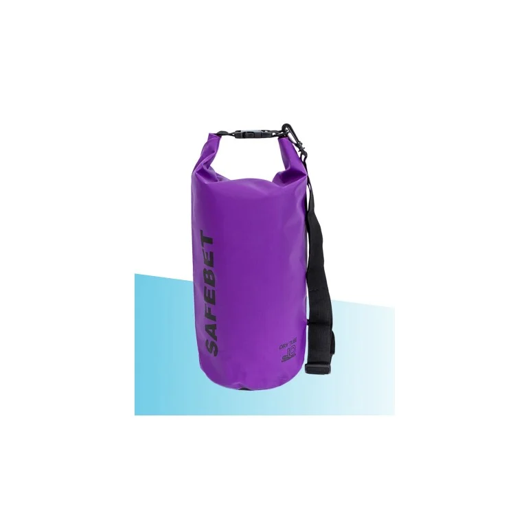 10L Waterproof Dry Bag for Outdoor Rafting Swimming Floating - Purple
