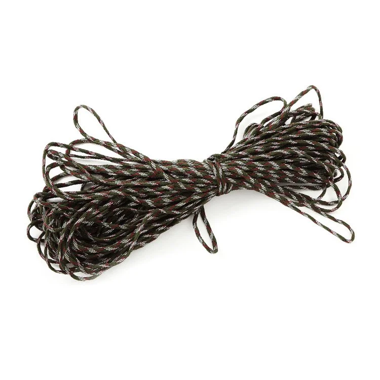AOTU AT6726 Polyester Rope 4mm Diameter Outdoor Training Hiking Accessories Safety Cord Rope - Camouflage