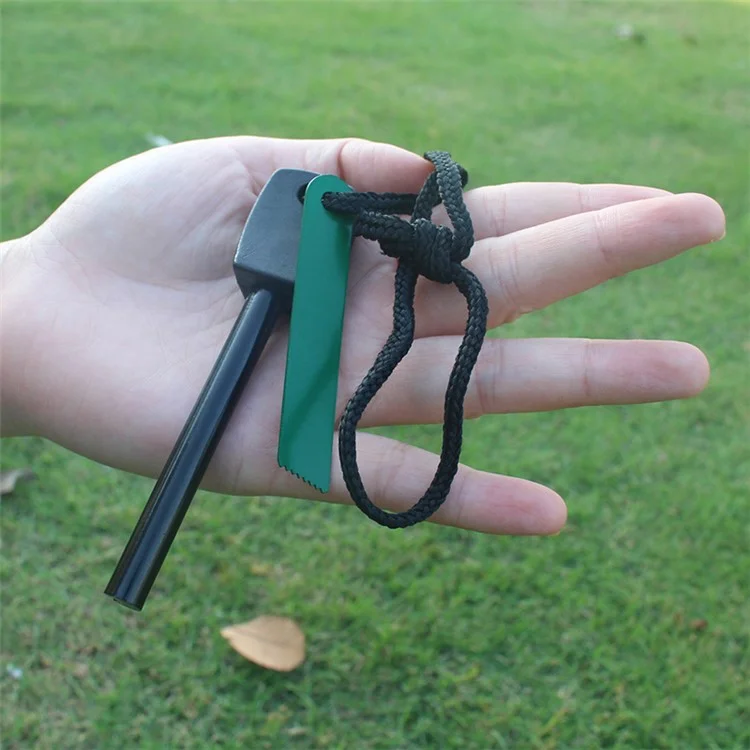 AOTU Outdoor Survival Camping Emergency Fire Starter Magnesium Flint Scraper Stone Fire Lighter (AT6328)