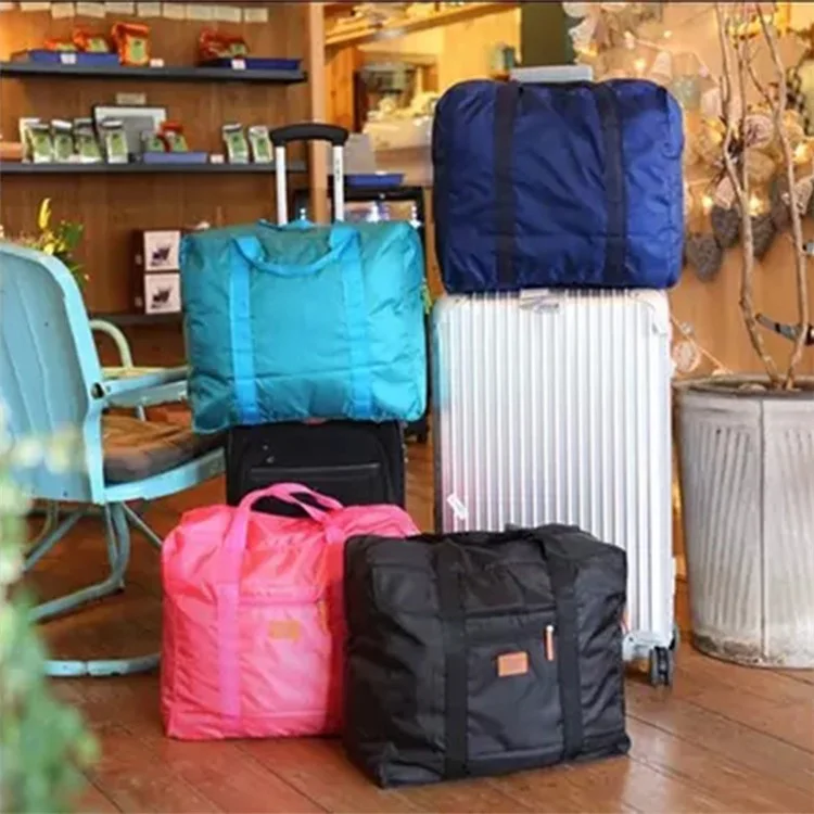 AUTO AT6912 Jacquard Travel Packing Cubes Storage Bag Luggage Bag Organizer - Black