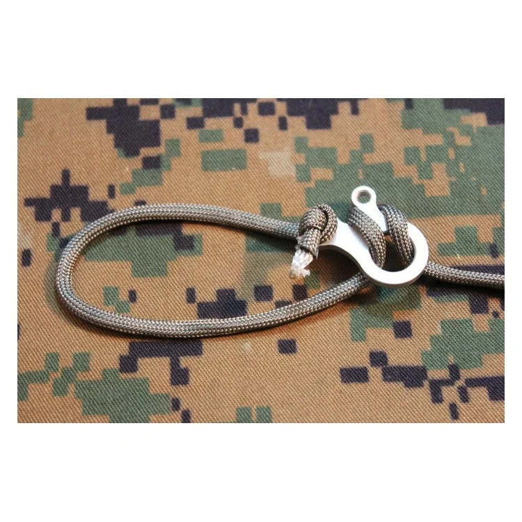 2 Teile / Satz Aotu 3 Löcher Klettern Carabiner Survival Buckle Knoting Mehrzweckwerkzeug