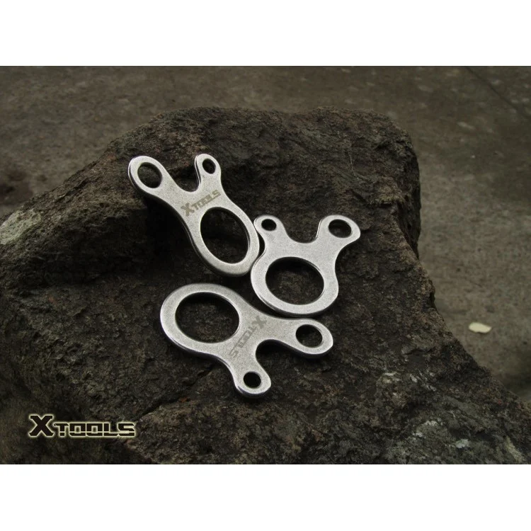 12Pcs/Set AOTU 3 Holes Climbing Carabiner Survival Buckle Knotting Multi-purpose Tool