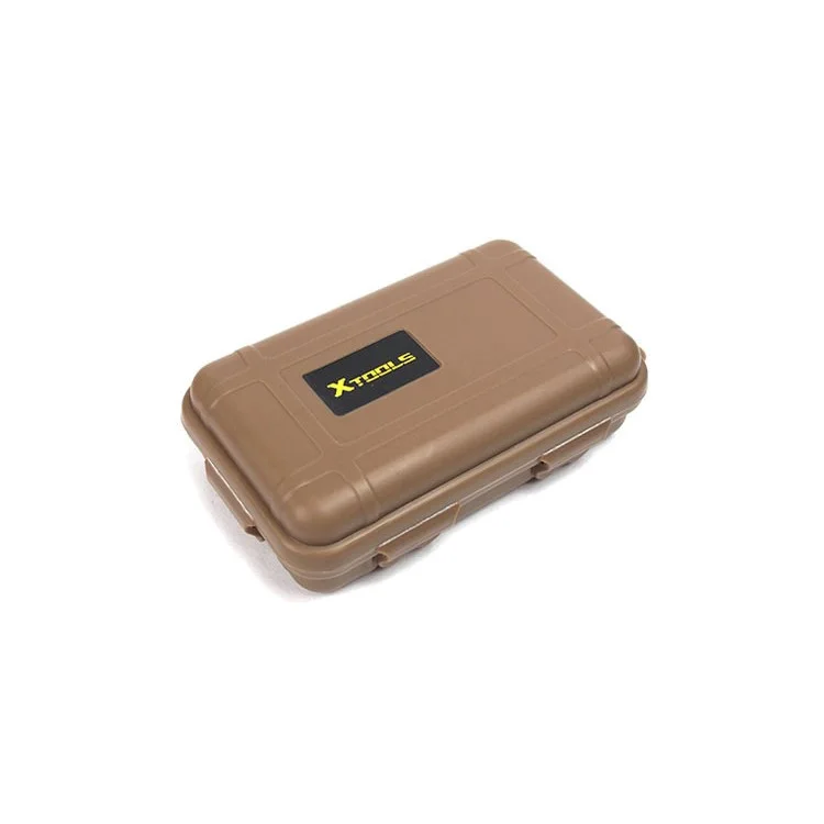 AOTU Outdoor Adventure Kit Plastik wasserdichter luftdichter Überlebensfall Container EDC Aufbewahrungsbox - Zufällige Farbe