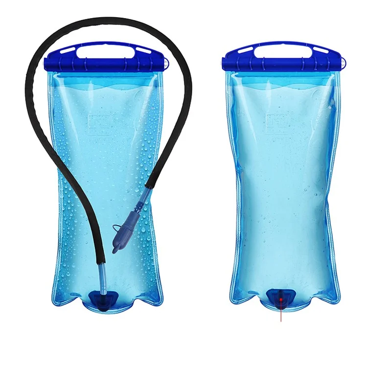 AOTU AT6601 2L Wide Mouth Hydration Drinking Water Bladder Bag Pouch for Sports Hiking Camping - Blue