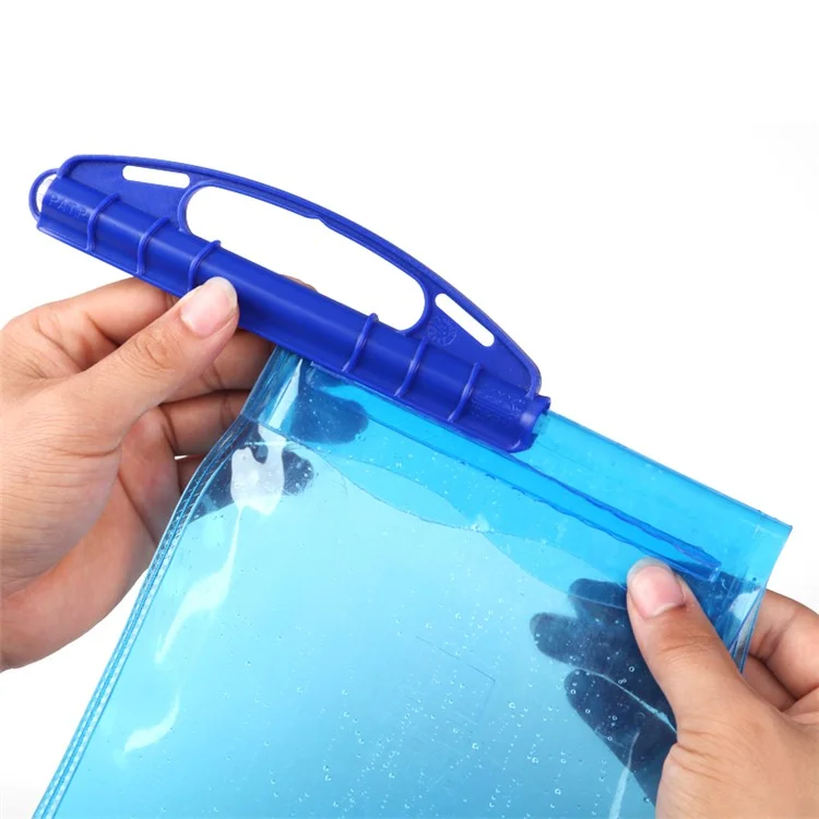 AOTU AT6601 2L Wide Mouth Hydration Drinking Water Bladder Bag Pouch for Sports Hiking Camping - Blue