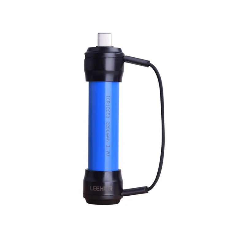 Portable Emergency Cell Phone Charger Smart Charger Use 18650 Battery with Type-C USB Port for Samsung Smartphone