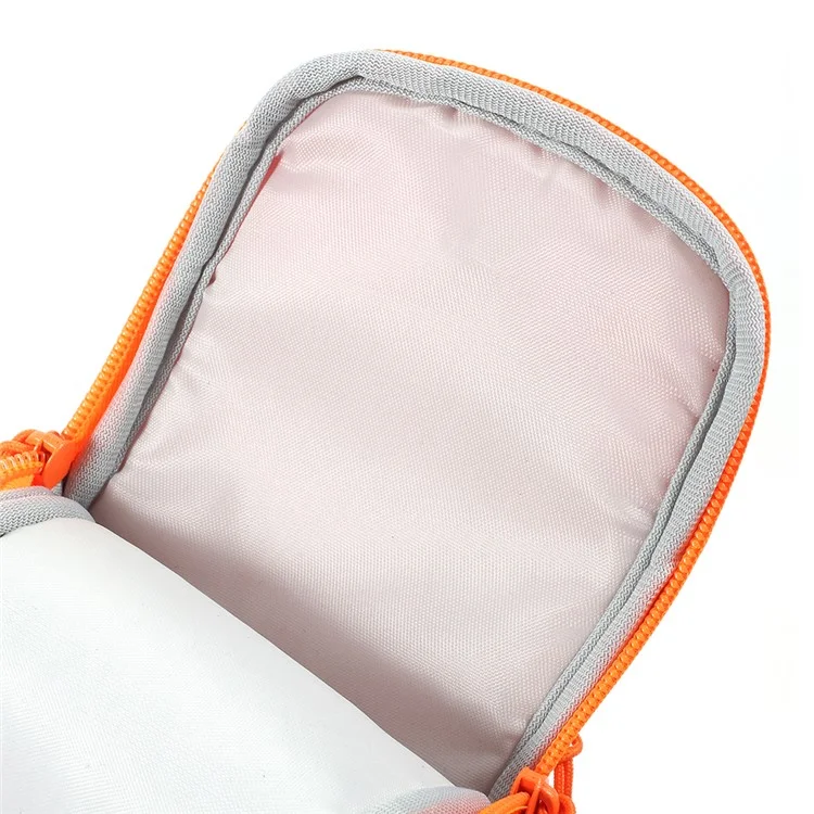 Outdoors Sports Camouflage Pattern Armband Large Capacity Zipper Bag with Earphone Hole for iPhone 8 Plus/7 Plus etc. - Rose