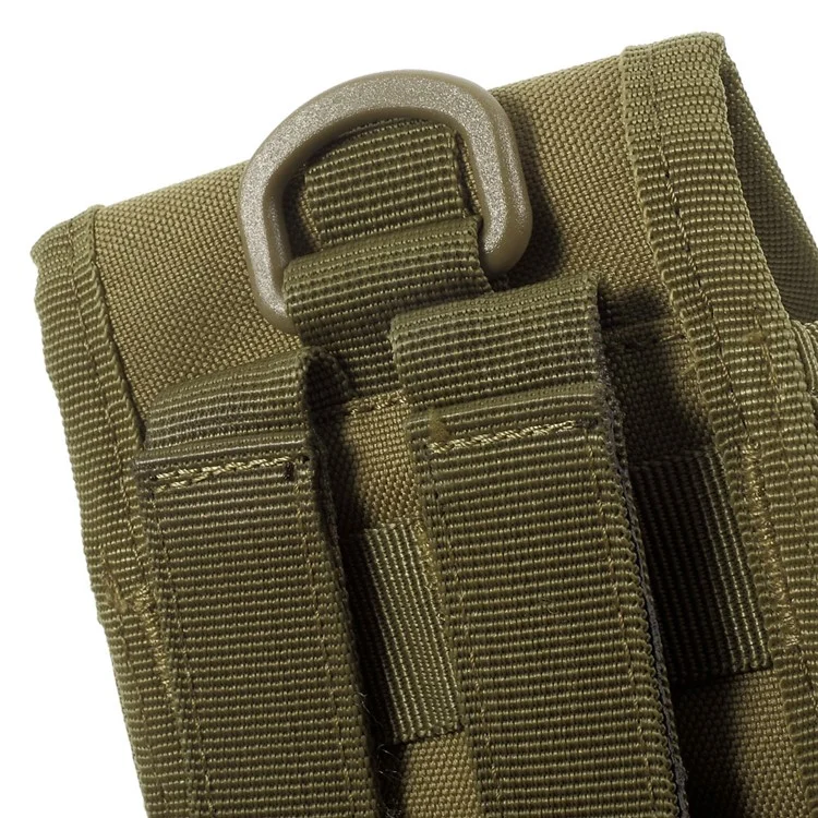 Pack Pack Molle Molle 1000d Nylon Outdoor Pouch Pouch Para Iphone 6 Plus/Samsung S7, Etc. - Caqui