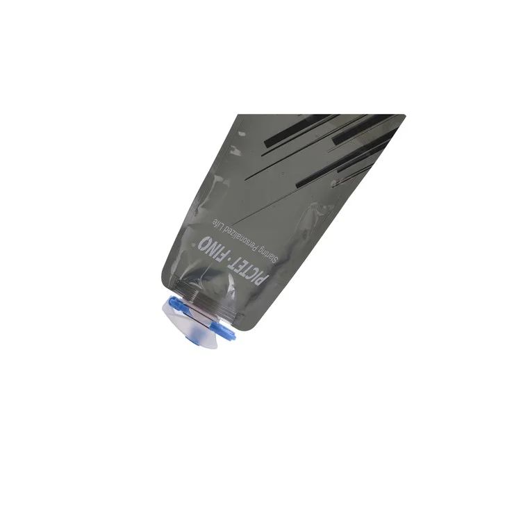 PICTET.FINO 700ML Foldable Sport Bottle Food-graded Outdoor Drinking Bottle - Grey