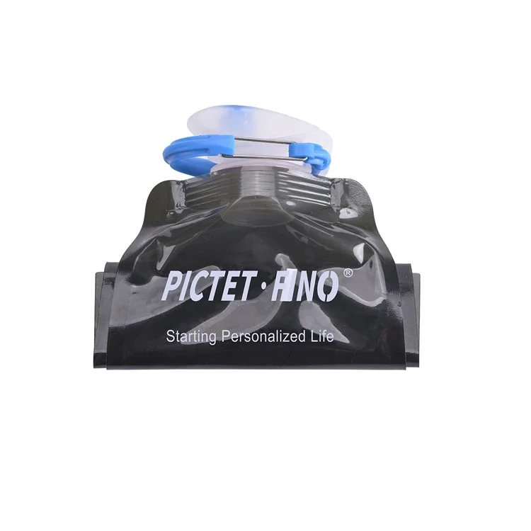 PICTET.FINO 700ML Foldable Sport Bottle Food-graded Outdoor Drinking Bottle - Grey