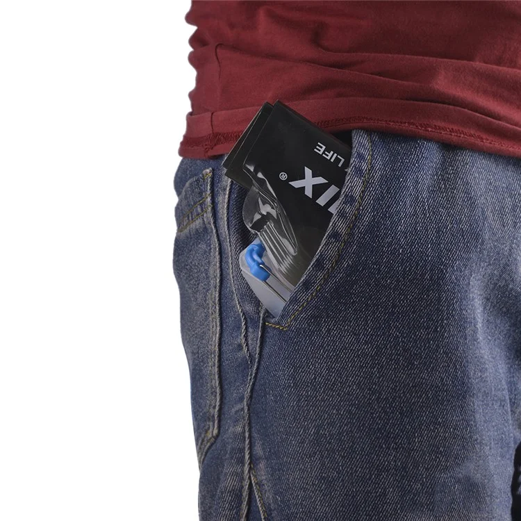 PICTET.FINO 700ML Foldable Sport Bottle Food-graded Outdoor Drinking Bottle - Grey