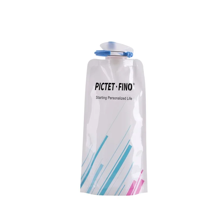 PICTET.FINO 700ML Botella Deportiva Plegable de Grado Alimenticio - Blanco