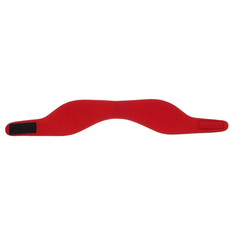 Neoprene Swimming Headband Ear Band Water Protection Secure Earplug - Size: S (49.0cm) / Red