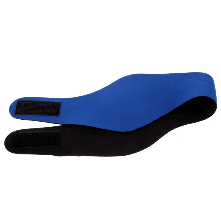Neoprene Swimming Headband Ear Band Water Protection Secure Earplug - Size: S (49.0cm) / Blue