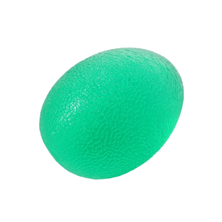 Flexible Squeeze Egg Hands Therapy Stress Ball - Green