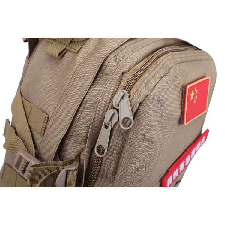 BL003 MOLLE Military Tactical Trekking Backpack Outdoor Travel Rucksack - Khaki