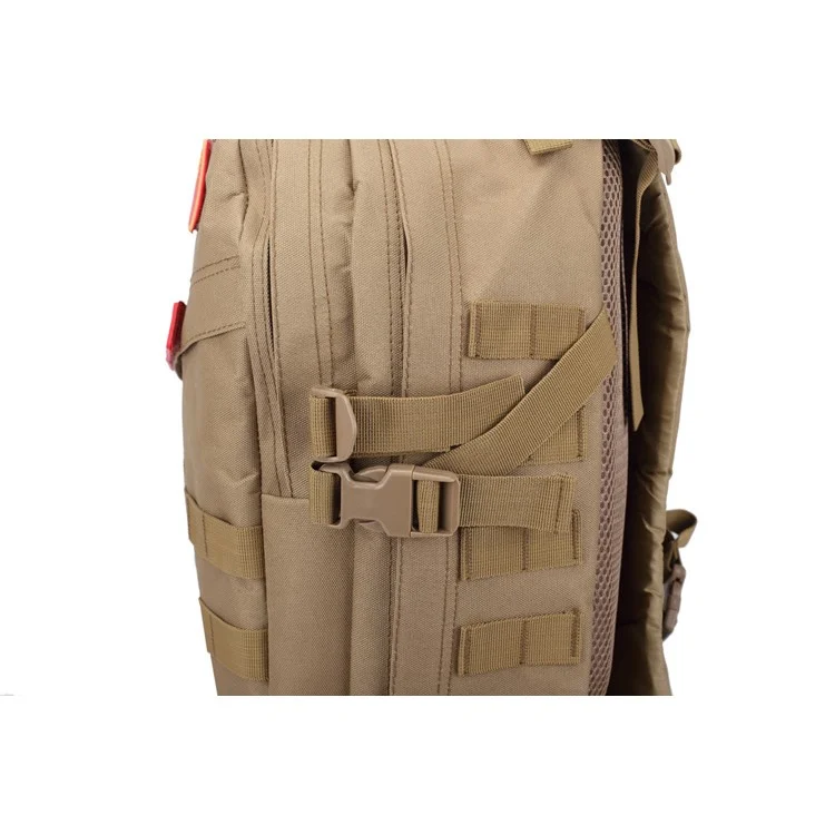 BL003 MOLLE Military Tactical Trekking Backpack Outdoor Travel Rucksack - Khaki