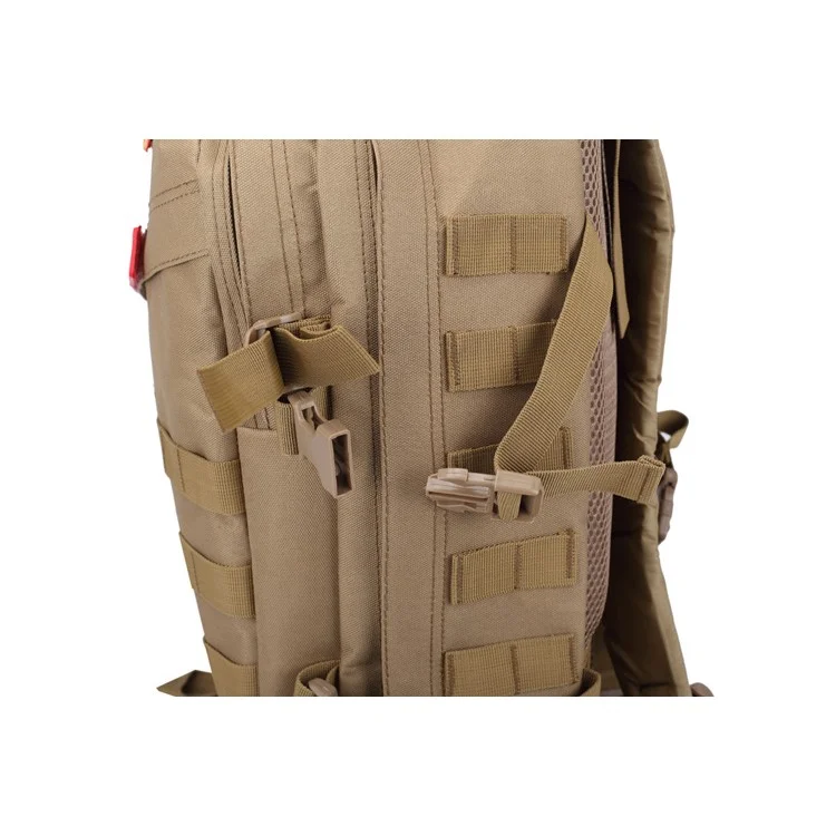 BL003 MOLLE Military Tactical Trekking Backpack Outdoor Travel Rucksack - Khaki
