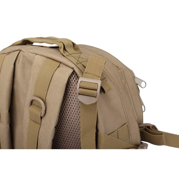BL003 MOLLE Military Tactical Trekking Backpack Outdoor Travel Rucksack - Khaki
