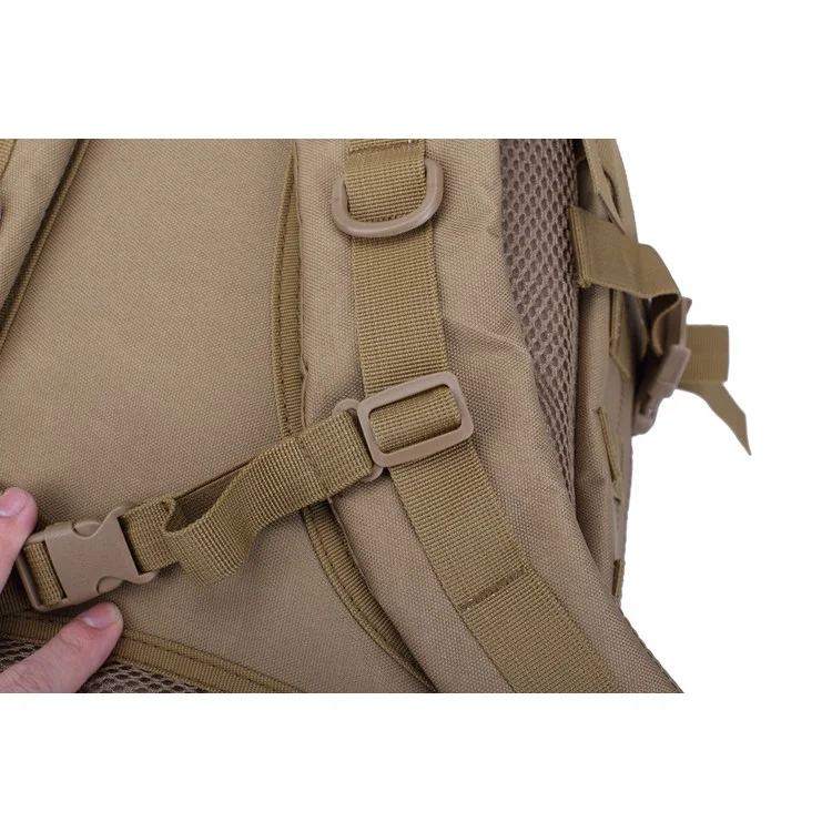 BL003 MOLLE Military Tactical Trekking Backpack Outdoor Travel Rucksack - Khaki