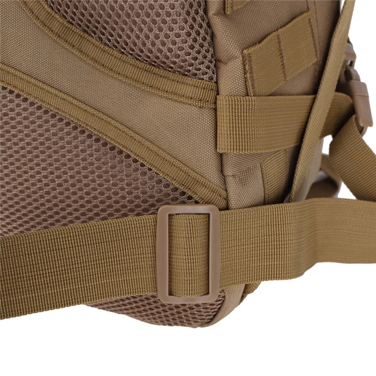 BL003 MOLLE Military Tactical Trekking Backpack Outdoor Travel Rucksack - Khaki