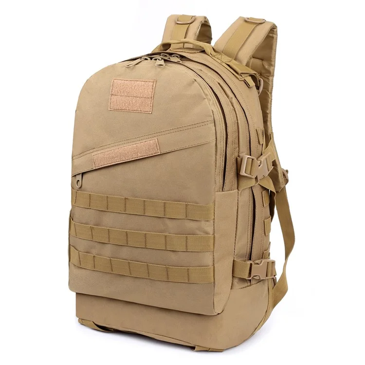 BL003 MOLLE Military Tactical Trekking Backpack Outdoor Travel Rucksack - Khaki