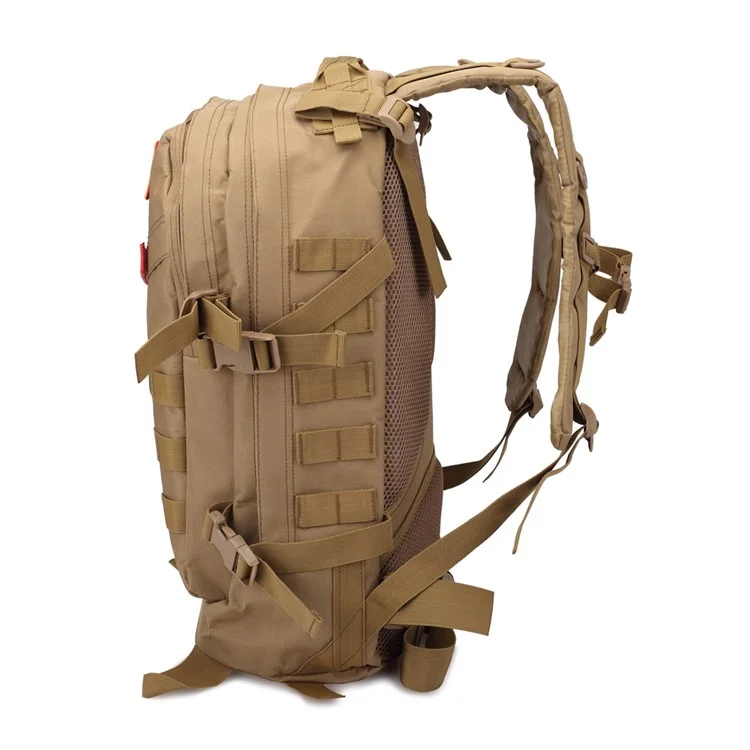 BL003 MOLLE Military Tactical Trekking Backpack Outdoor Travel Rucksack - Khaki