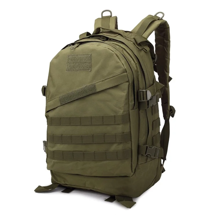 BL003 MOLLE Military Tactical Daypack Outdoor Travel Bag 40L - Army Green