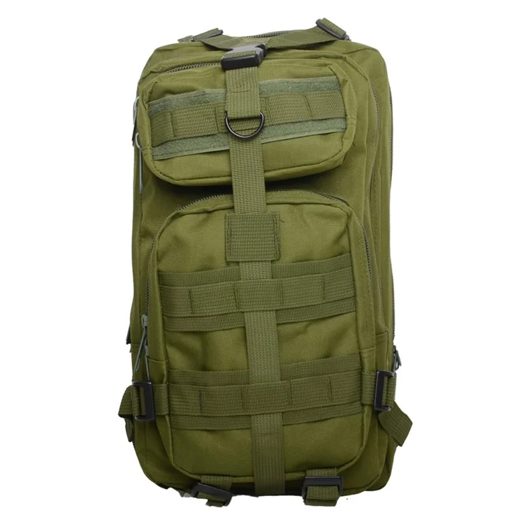 BL008 Outdoor Tactical Backpack 30L Waterproof 3P Camping Bag - Army Green