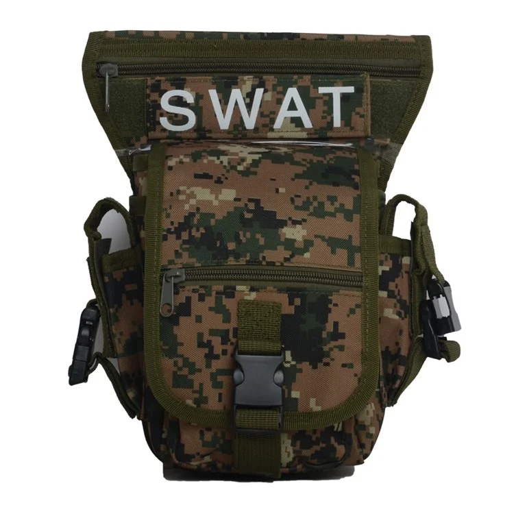 BL010 Multifunctional Leg Bag Waist Pack for Outdoor Sport Cycling - Digital Jungle Camo