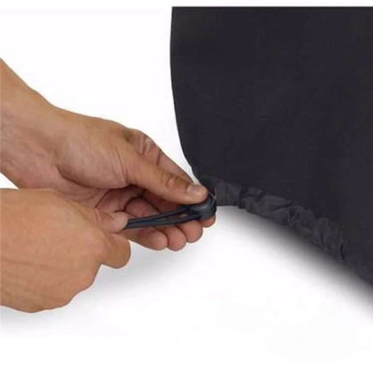 Outdoor Waterproof BBQ Barbecue Grill Cover, Size: 150 x 61 x 122cm - Black