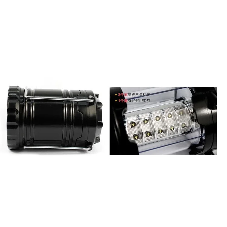 1Pcs 30-LED Outdoor Retractable Exploration Camping Lantern Flashlight