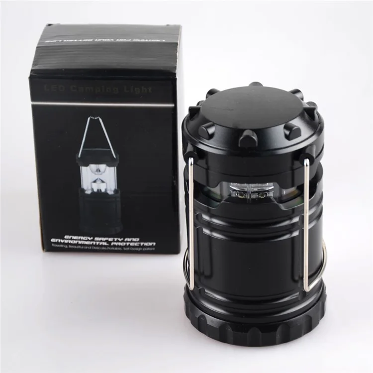 2Pcs 30-LED Outdoor Retractable Exploration Camping Lantern Flashlight