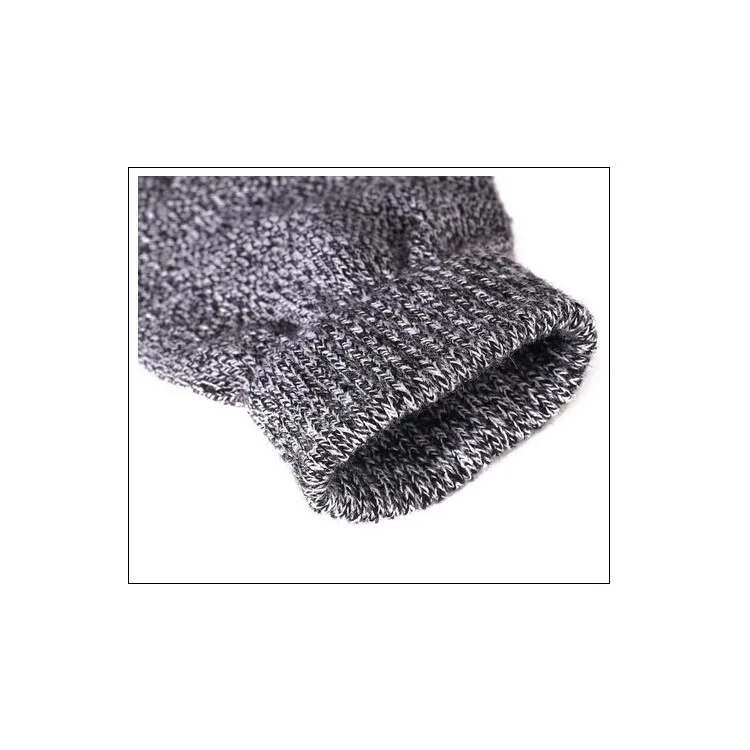 Unisex Touchscreen Texting Gloves Warm Winter Knitted Glove - Dark Grey