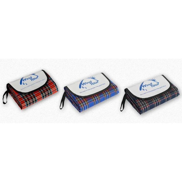 WIND TOUR Outdoor 150 x 180cm Waterproof Anti-damp Picnic Mat - Blue