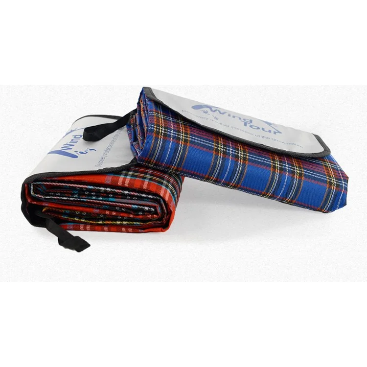 WIND TOUR Outdoor 150 x 180cm Waterproof Anti-damp Picnic Mat - Blue