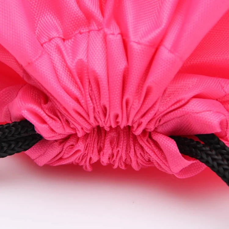 5Pcs/Set Drawstring Bag Nylon Folding Backpack Home Travel Sport Storage Bag