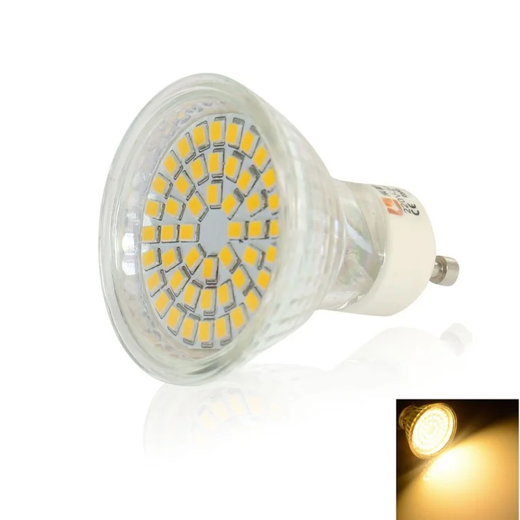 LEXING GU10 48-SMD-2835 3W 170-210LM LED Spot Light with Head Shell - Warm White(2700K-3200K)