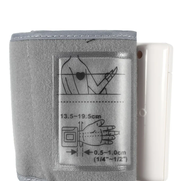 Portable Digital LCD Wrist Blood Pressure Monitor