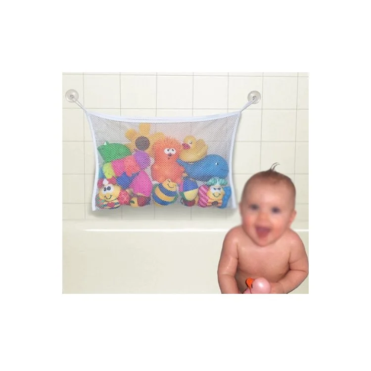 Kids Baby Bathroom Mesh Bag Bath Toy Storage Bag Organiser, Size: 37 x 37cm