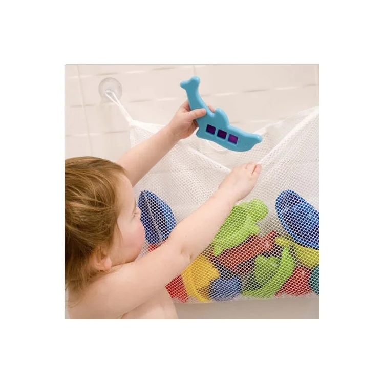 Kids Baby Bathroom Mesh Bag Bath Toy Storage Bag Organiser, Size: 37 x 37cm
