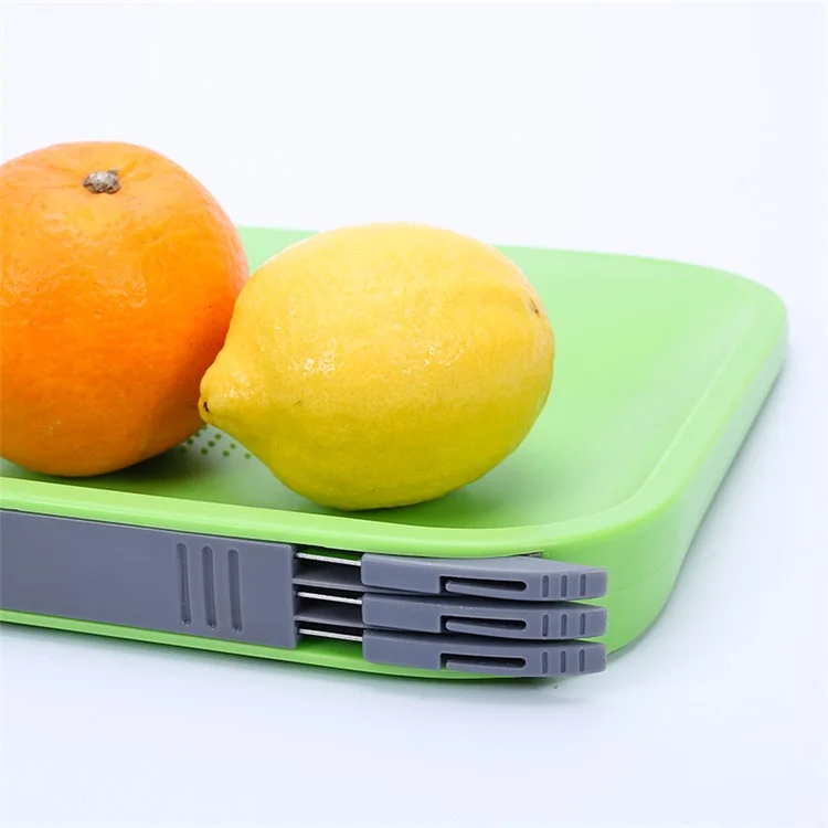 Multi-functional Chopping Block Cutting Board Mats Set with One Knife and Three Forks
