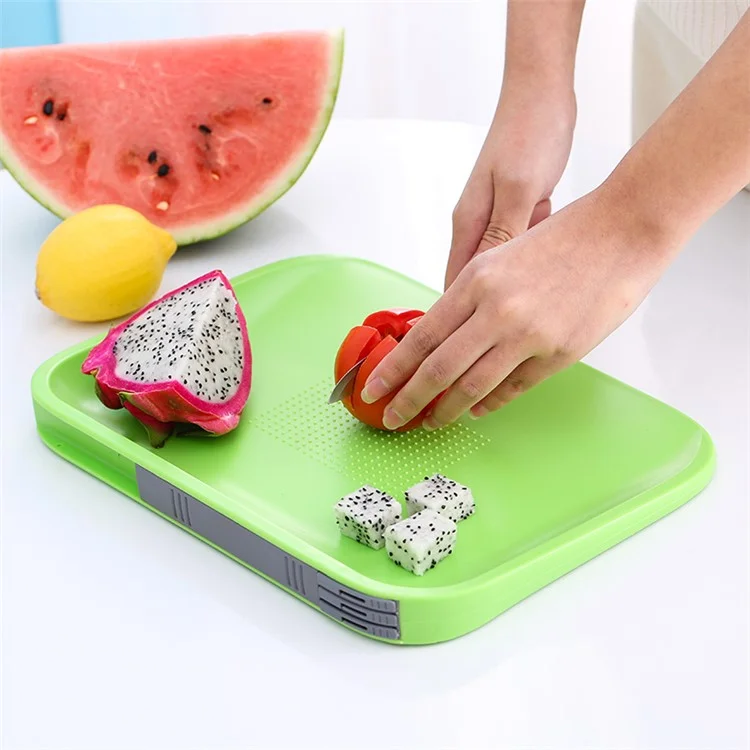 Multi-functional Chopping Block Cutting Board Mats Set with One Knife and Three Forks